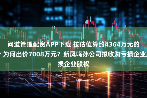 问道管理配资APP下载 按估值算约4364万元的股份 为何出价7008万元？新凤鸣孙公司拟收购亏损企业股权