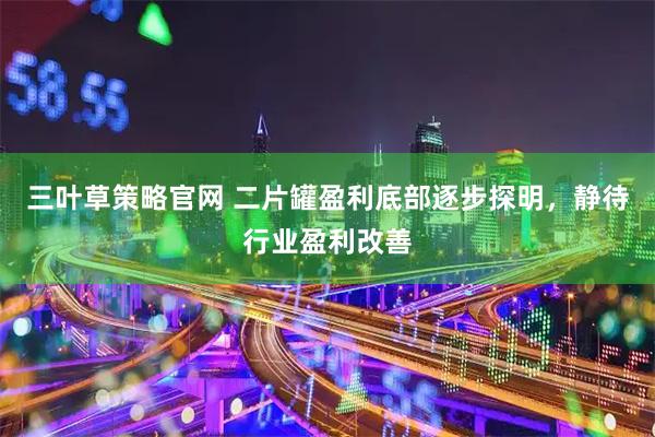 三叶草策略官网 二片罐盈利底部逐步探明，静待行业盈利改善